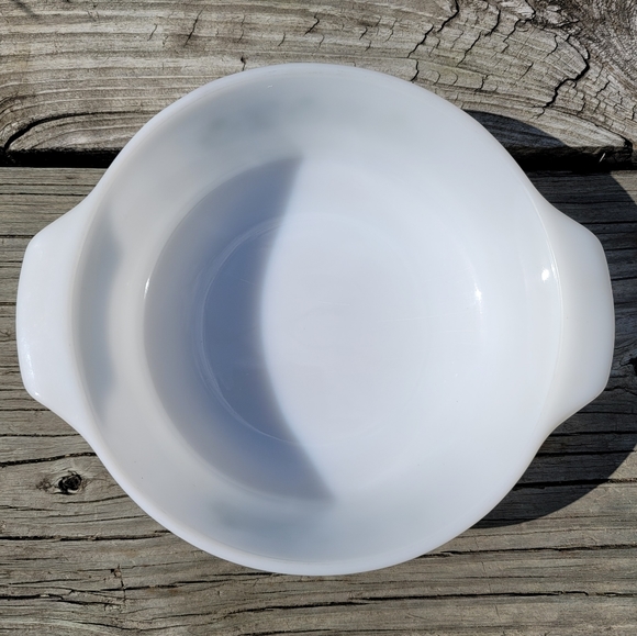 Vtg Fire King MEADOW GREEN 437 Round Dish - Picture 7 of 16